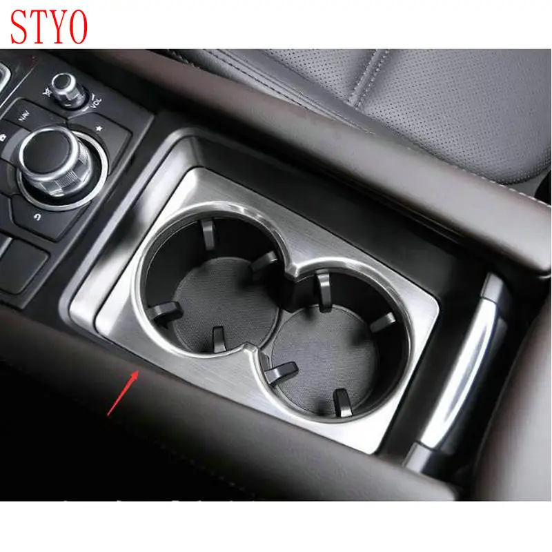 

STYO Car ABS cup holder trim moulding For LHD Mazdas 3 AXELA M3 2017 2018