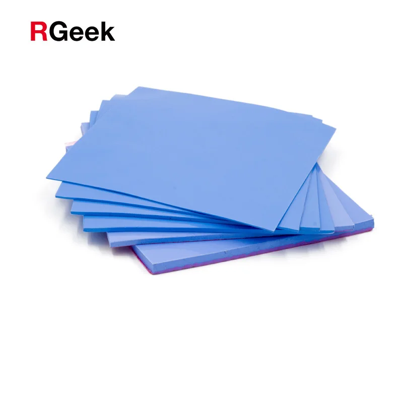 

New 100mm*100mm*0.5mm GPU CPU Heatsink Cooling Conductive Silicone Pad Thermal Pad GPU High Quality