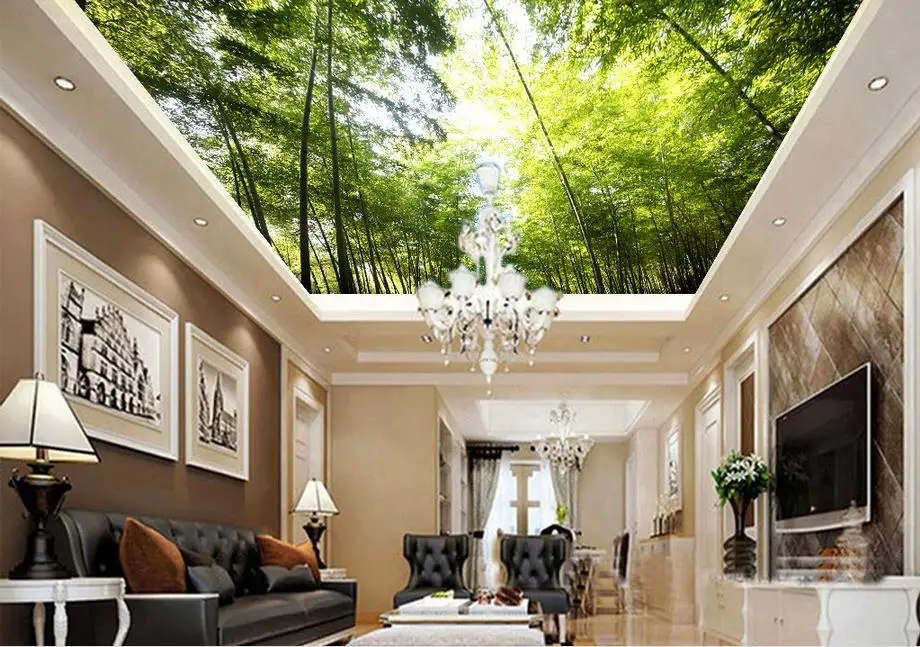 

3d ceiling bathroom wallpaper custom mural wallpaper bamboo forest 3d ceiling wallpaper 3d photo wallpaper