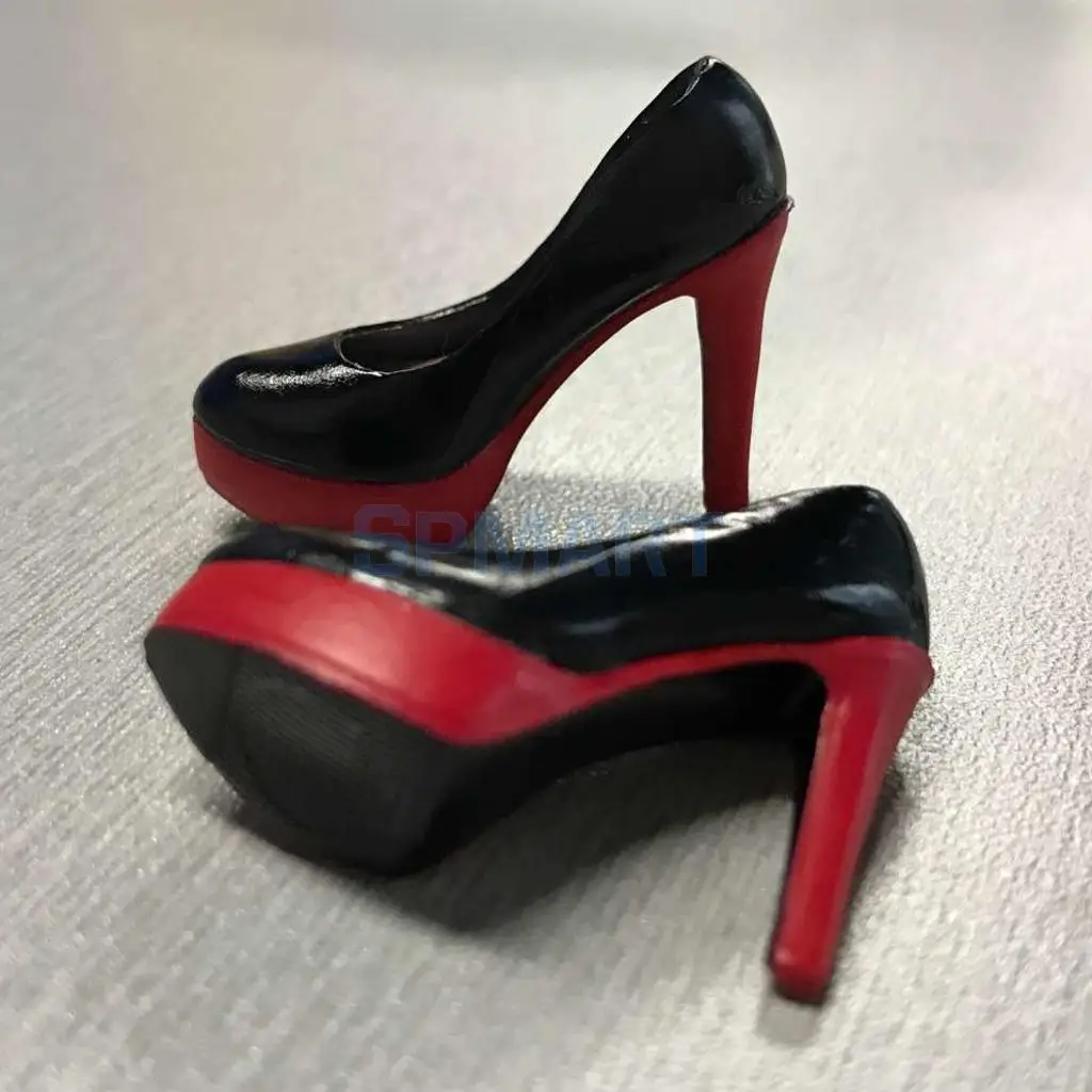 

1/6 Scale Stiletto High Heels Platform Shoes for 12 inch Female Action Figure Body