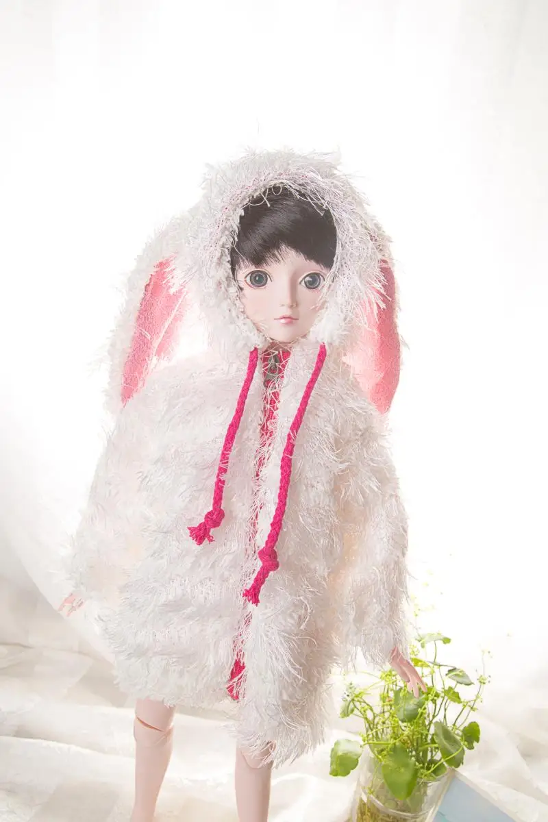 T02-X554 Blyth кукольная одежда 1/3 1/4 bjd 1/6 куклы аксессуары красочные плюшевые пальто кролика 1 шт