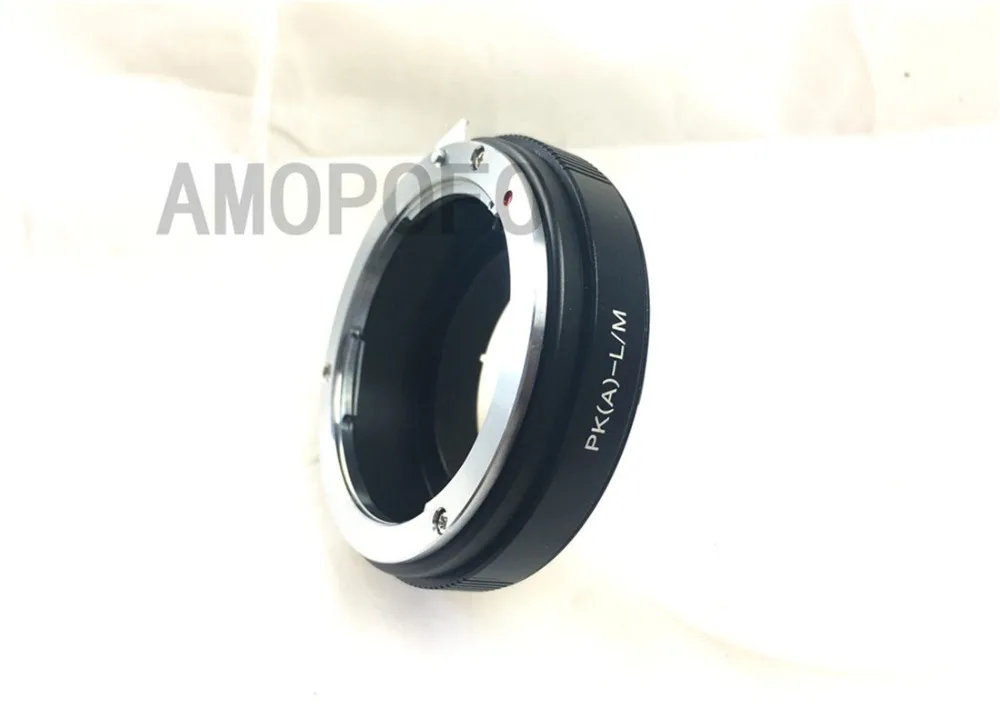 

AMOPOFO for Pentax K PK A PK-A DA Lens To for Leica M LM Aperture Ring Adapter M5 M6 M7 M8 M9