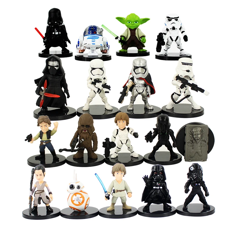 5cm Star Wars Toy Darth Vader Kylo Ren The Storm Troops Imperial Stormtrooper Yoda PVC Action Figure Set Star Wars Figure 5cm Star Wars Toy Darth Vader Kylo Ren The Storm Troops Imperial Stormtrooper Yoda PVC Action Figure Set Star Wars Figure