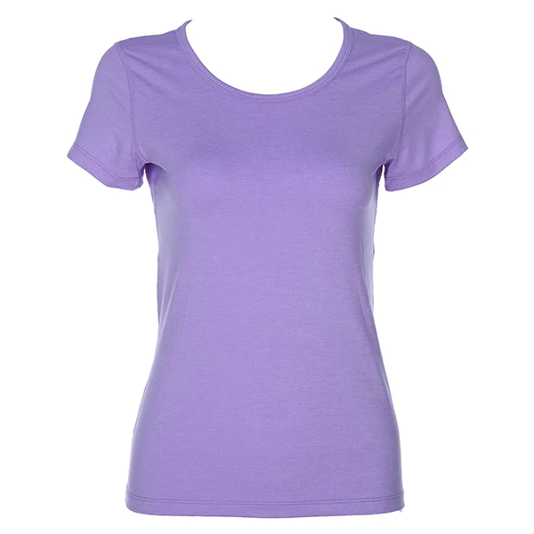 Andzhelika, женские спортивные футболки для бега, для йоги, сетчатый топ для фитнеса, дышащая одежда для фитнеса, женская спортивная футболка для бега - Цвет: purple