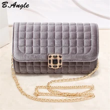 Высококачественный велюр, расшитый бисером, с блестками, на пуговицах, в клетку, женская сумка, сумка на цепочке, сумка-мессенджер, женские кожаные сумки, сумка на плечо