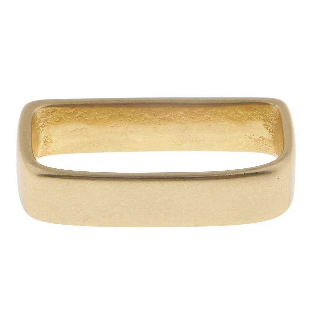 1 Piece Brass D Shape Belt Loop Keeper (3 Sizes) for Leathercraft Belt Accessories