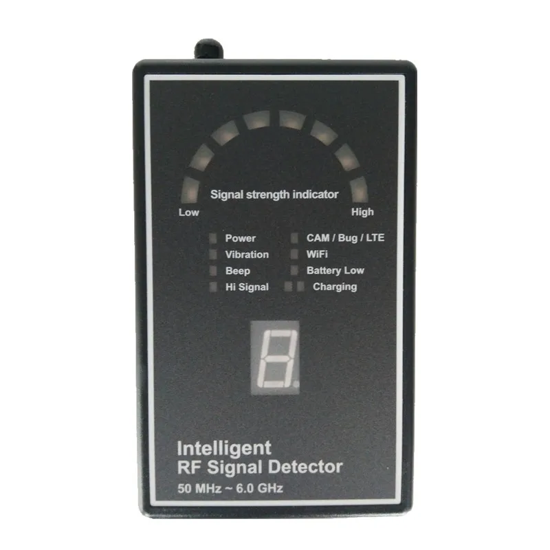 RF Signal Detector Lens Finder 3G 2100 Detection 2G/3G/4G GPS Tracker Bug Detector Anti Candid Full Range