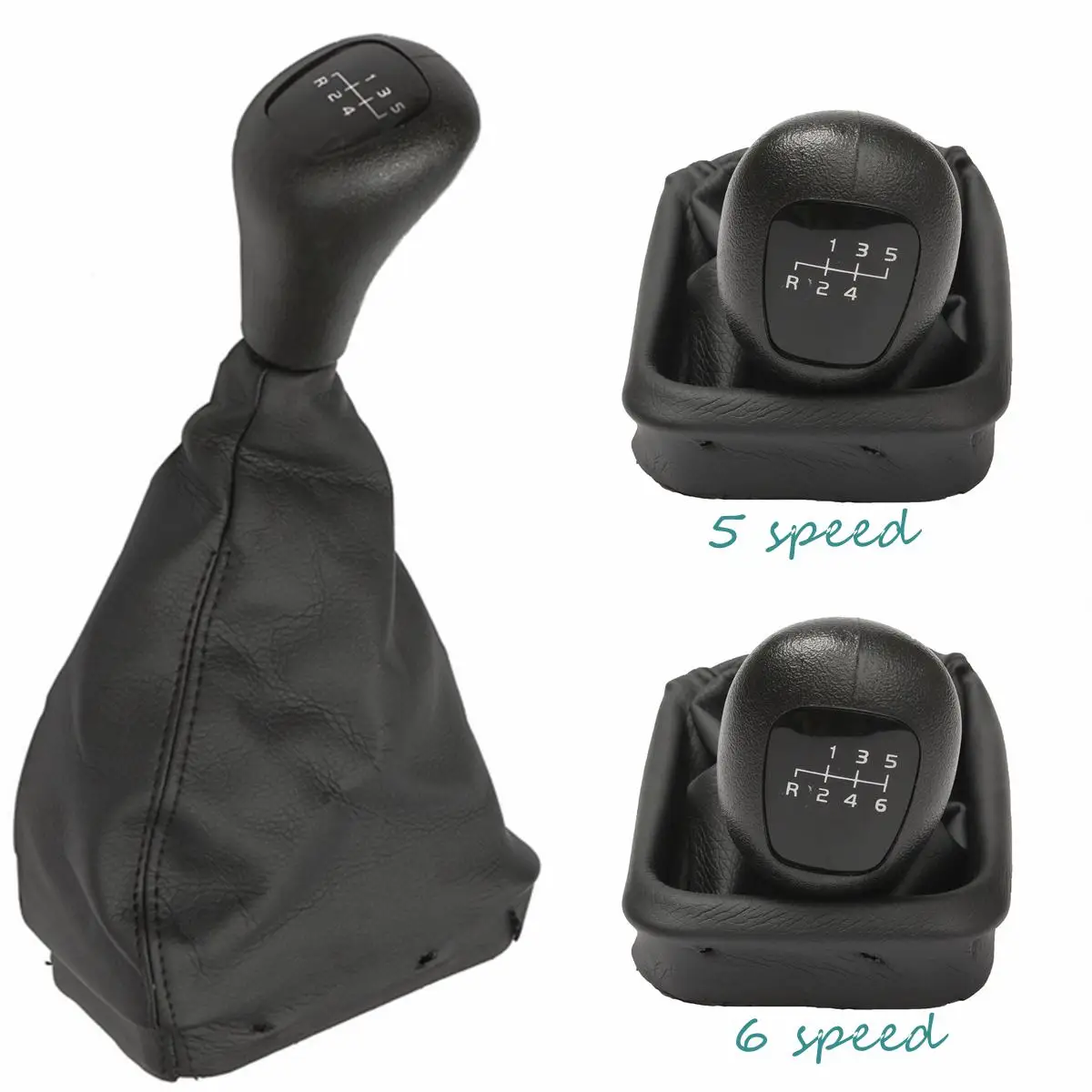 

For Benz W202 W208 5 Speed 6 Speed Car Gear Stick Shift Knob Gaiter Boot Cover