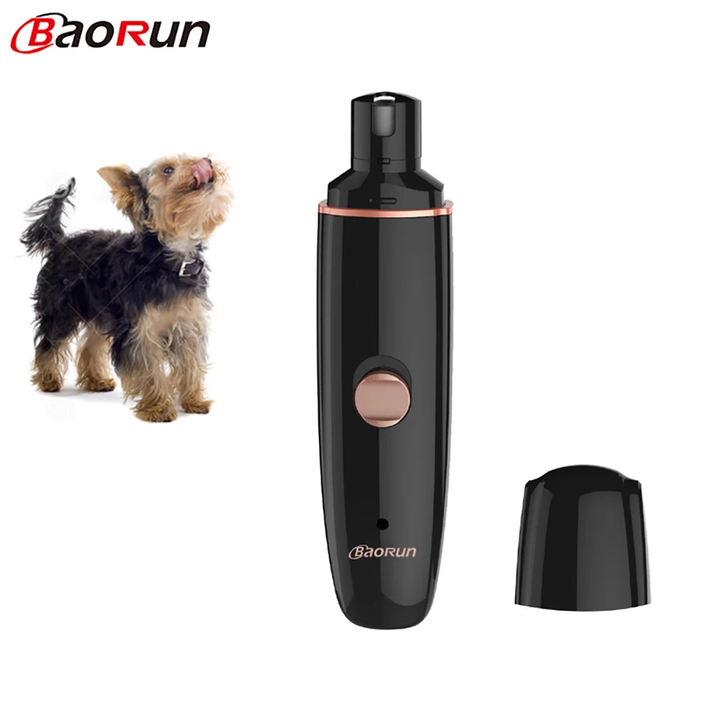 

BaoRun Rechargeable Pet Nail Grinder Dog Cat Paw Care Grooming USB Electric Dogs Brid Nail Grinder Trimmer Pets Paws Nail Cutter