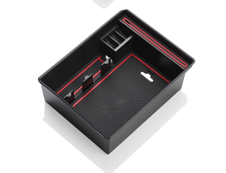 Caixa de Braço Central do Carro para Haval Caixa de Armazenamento do Braço Zunduo Acessórios Interiores Estiva Tidying Vermelho - Preto h6 15 para haval h6 acessórios interiores estiva tidying