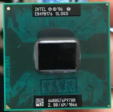 Процессор Intel Core 2 Duo P9700 для ноутбука, процессор для ноутбука PGA 478, ЦП 100% работающий должным образом