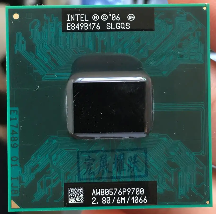 Процессор Intel Core 2 Duo P9700 для ноутбука процессор PGA 478 ЦП 100% работающий должным
