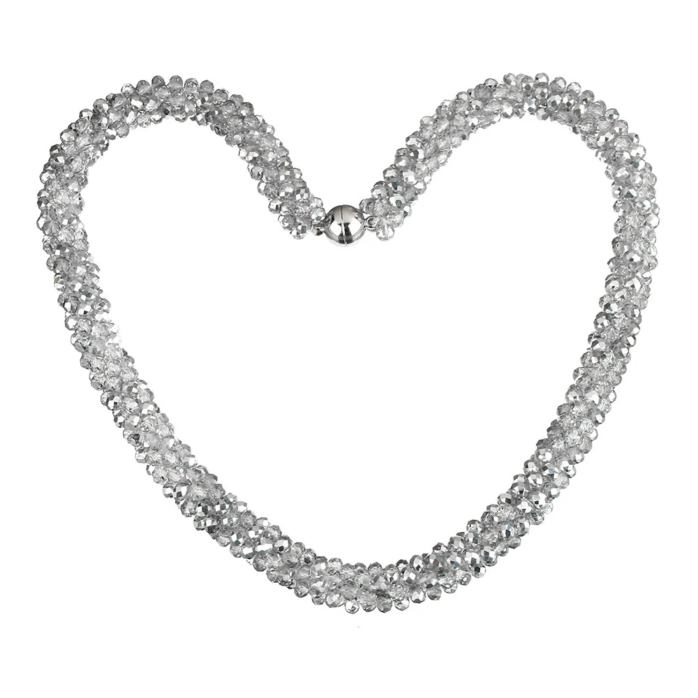 Колье, ожерелье с бусинами, ожерелье s для женщин, многослойная цепочка, ожерелье, массивное ювелирное изделие, колье, joyas, полимерные ожерелья - Окраска металла: 5