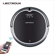 LIECTROUX Robot Vacuum Cleaner Q8000, WiFi App,Map Navigation,Smart Memory,UV Sterilize,Wet Dry Mop,Suction 3KPa,Brushless Motor