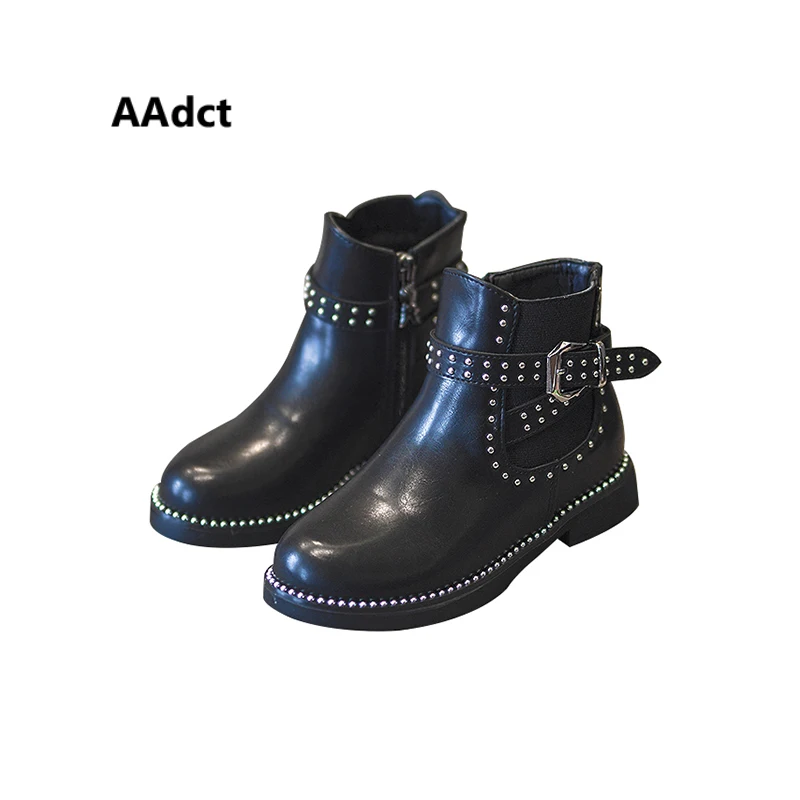 

AAdct Cotton warm martin boots New fashion short boots 2018 Winter non-slip kids boots