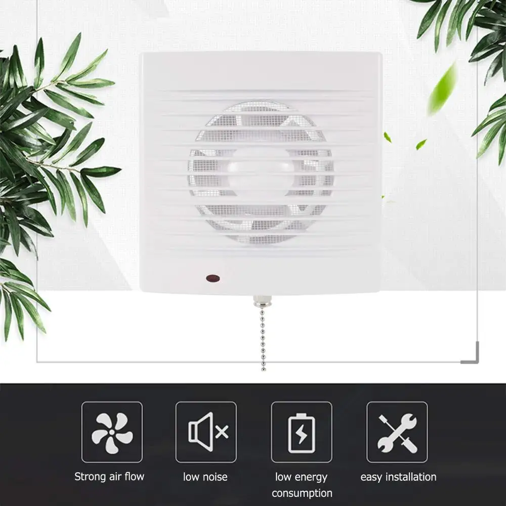 Preise Hon   Guan 14W stille Lüftungs Ziehen Schnur Bad Dunst Fan Geeignet für Wand oder Decke Montage; 4   220 V Auspuff Fans