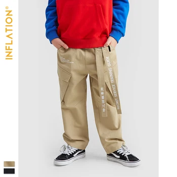 

INFLATION KIDS Cargo Pants Kids Clothes Girls 5 - 15 Streetwear Style Boy Crago Pants Loose Boy Legging Pants 19903A