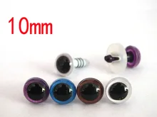 40pairs/lot toy accessories Plastic doll eyes/Colorful safety eyes wholesale/mixed color