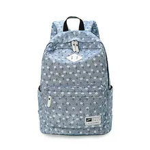 Sunborls marca diseño fresco lindo mochilas florales impresión de la lona de alta calidad mochila mujeres escuela mochilas para adolescente