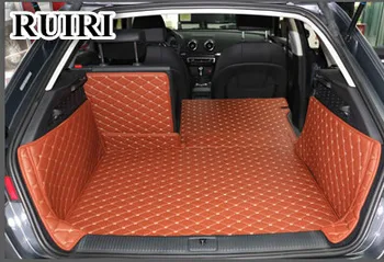 

High quality mars! Special car trunk mats for Audi A3 Sportback 2018-2012 waterproof cargo liner mat boot carpets,Free shipping