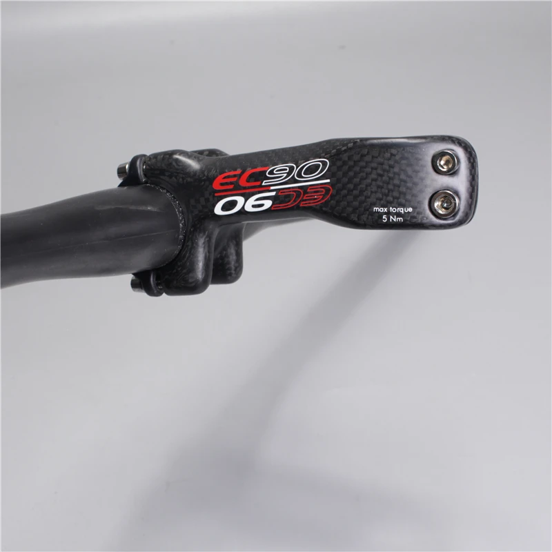 EC90 бренд полностью углеродное волокно стояк горный велосипед дорожный велосипед велосипедный стержень углеродное волокно 28,6-31,8 мм