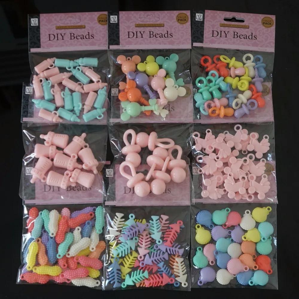 

Meideheng Jewelry Beads Multi Pattern DIY Craft Beads For Jewelry Making Baby Pacifier Chain Necklace Pendant Accessories