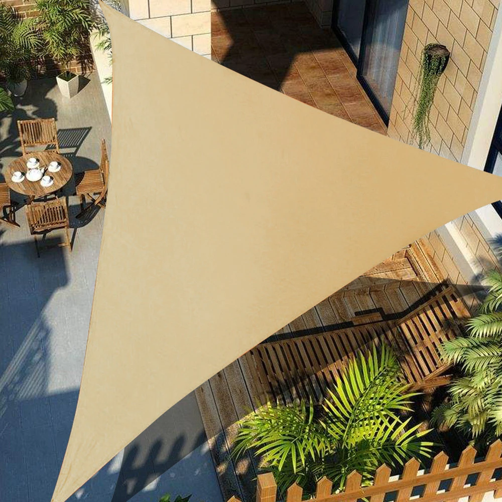 3x3m 4x4m 6x6m Outdoor Sun Shelter Waterproof Awning Shade Sail Sun Shade Sail Garden Patio Pool Camping Picnic Tent