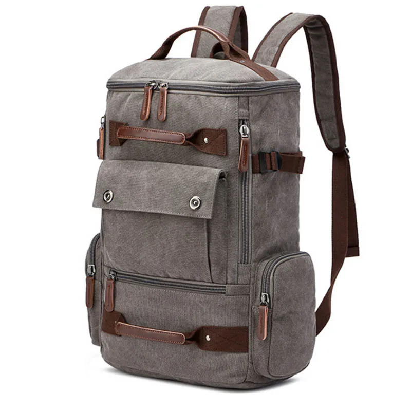 

Men Laptop Backpack Canvas School Bag Travel Backpacks Notebook Bagpack Knapsack Bags XXM8