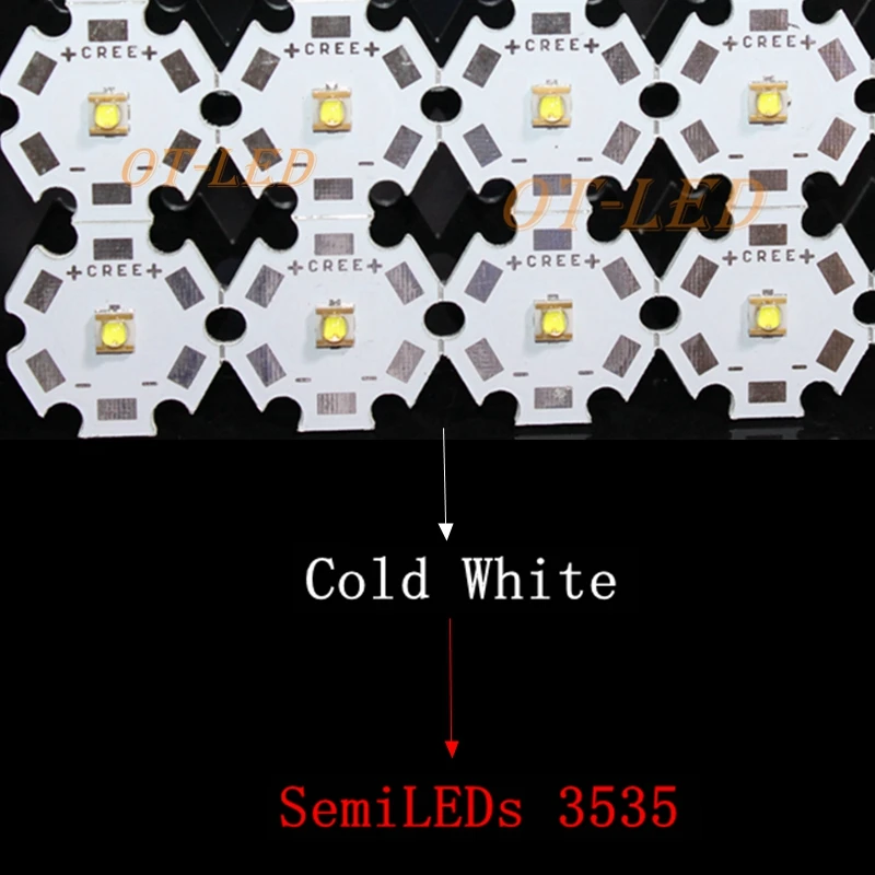 20 шт. 50 100 светодиодные лампы 3 Вт 3535 SMD высокой мощности|high power led diode|3535 smdwarm white |