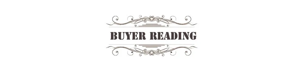 buyer reading 