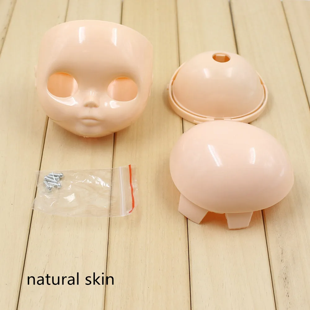 blyth face plate without make up and scalp suitable for 1/6 blyth,5 skin color choice DIY ICY fashion accessories чехол книжка skin choice для huawei p40