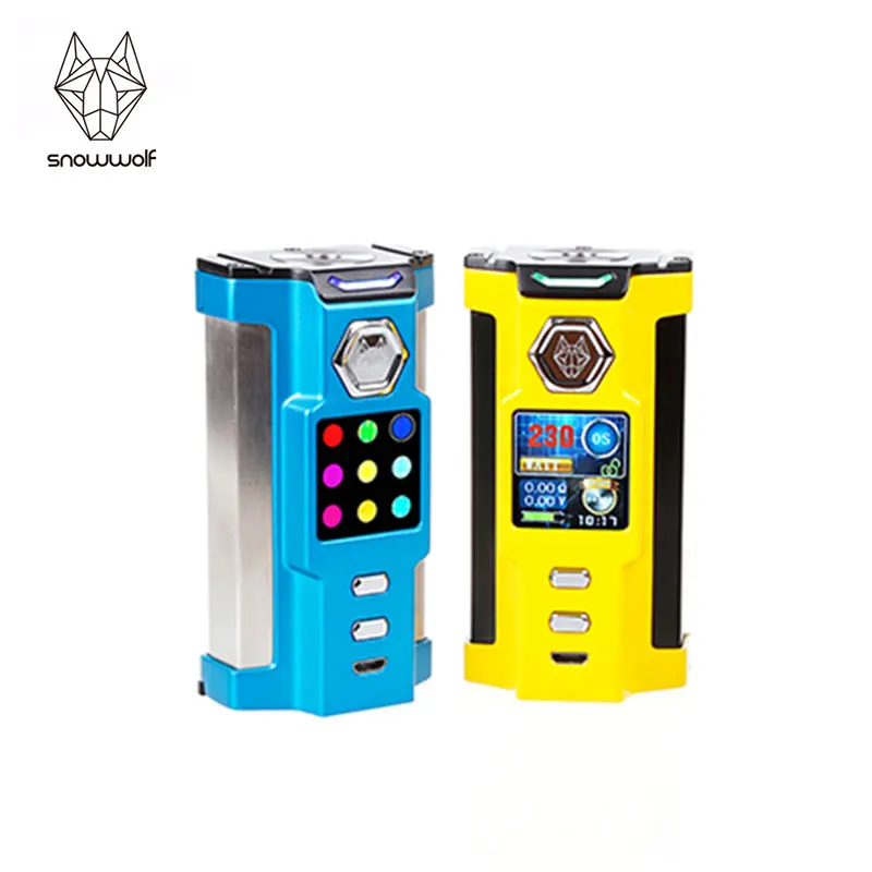 

Original Sigaretta Elettronica 230w Snowwolf Vfeng Box Mod 510 Thread Mechanical Mod For E-cigarettes Atomizer Vape Vaporizer