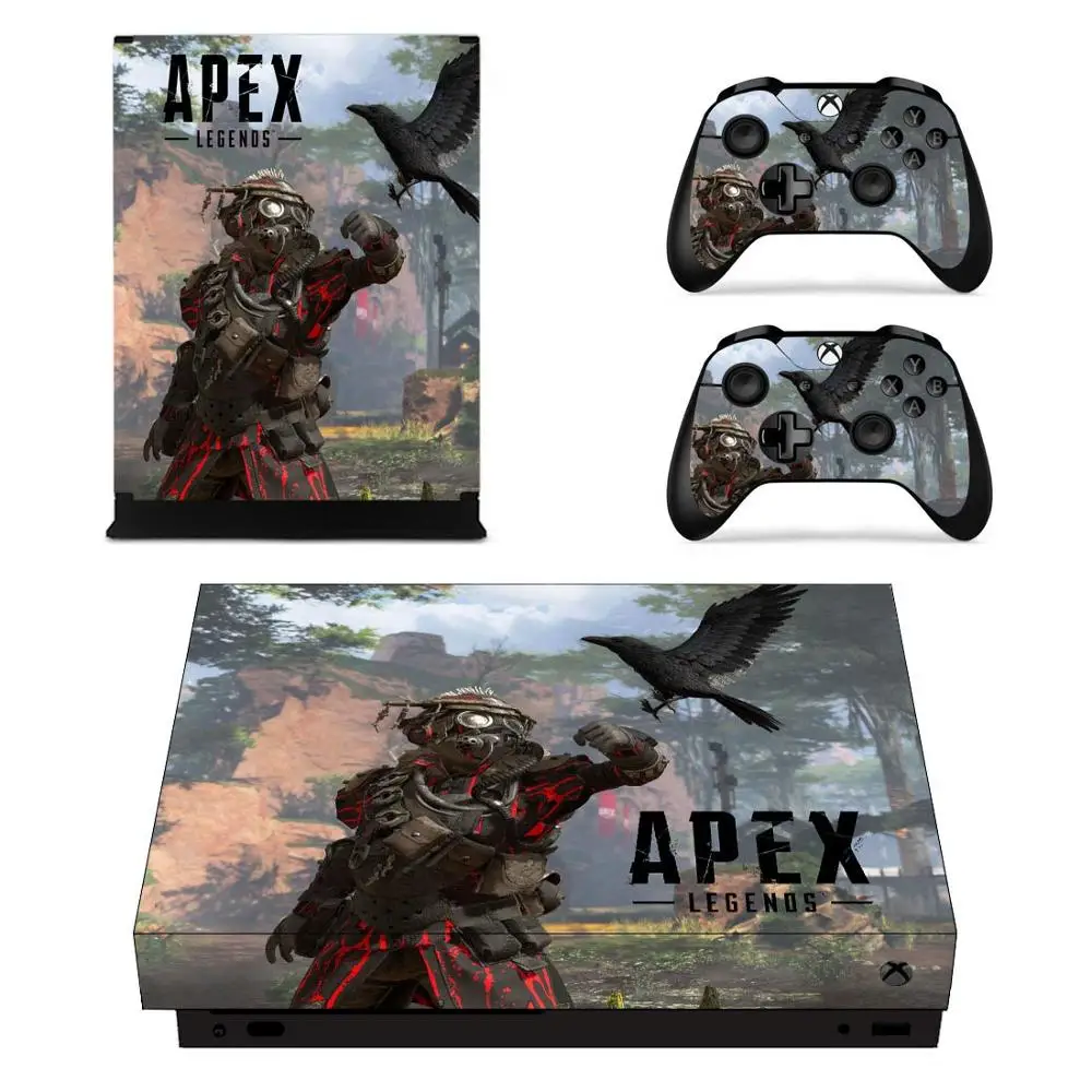 Apex Legends Полный лицевой панели кожи консоли и наклейка на контроллер для Xbox One X консоли+ контроллер кожи - Цвет: YSX1X2021