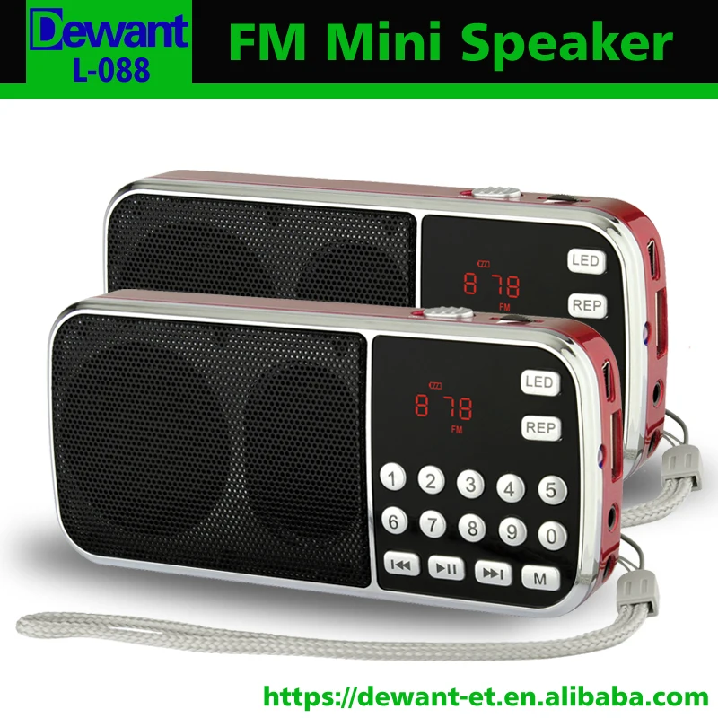 Бесплатная доставка заводская цена L 088 Портативный hifi мини динамик MP3 плеер
