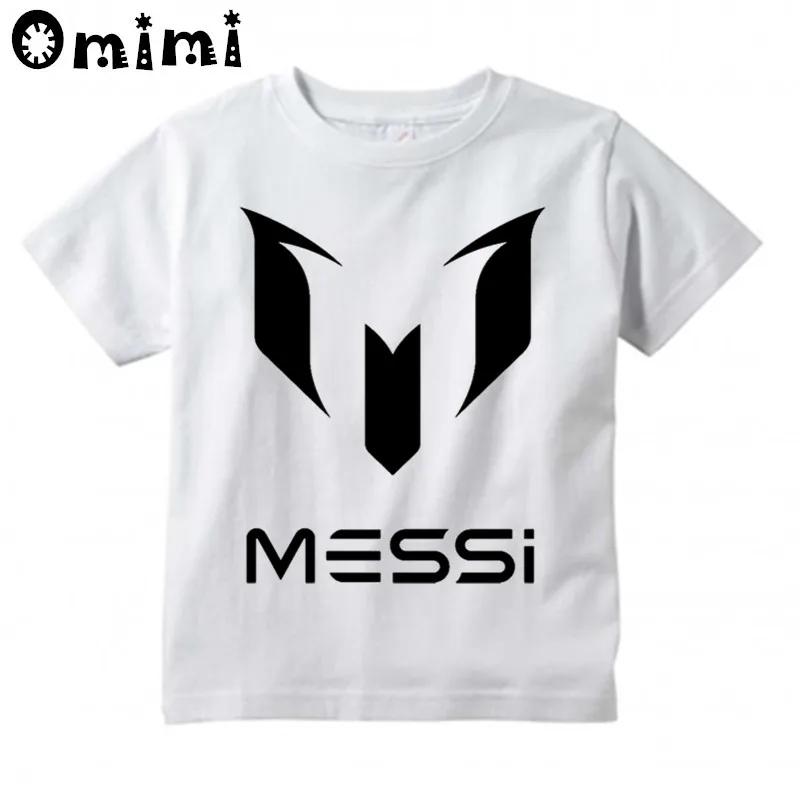 

Kids Messi Letter Design T Shirt Boys/Girls Casual Great Tops Children's Summer White Cute T-Shirt