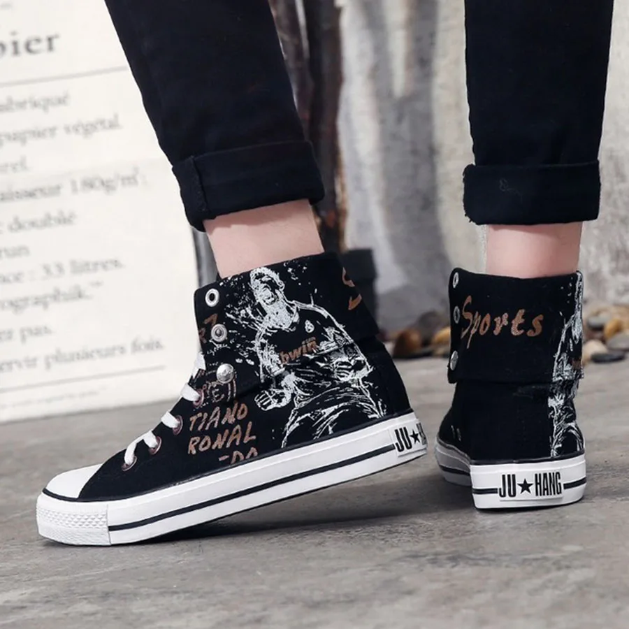 

Summer Men's Canvas Shoes Trend Breathable Shoes Anti-skid Hard-Wearing & Shockproof Shoes Youth Cool & Sunny Casual Shoes Male