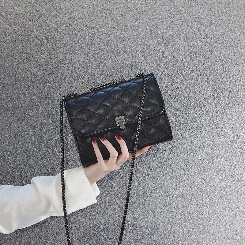 Bag Nero 2019 Donne oro Piccola Piazza Versione colore Di Il Borsa Modo Sacchetto Messenger M Spalla Nuovo Del argento Delle Rosa Rombico as757 Coreana HRqpSHZrw