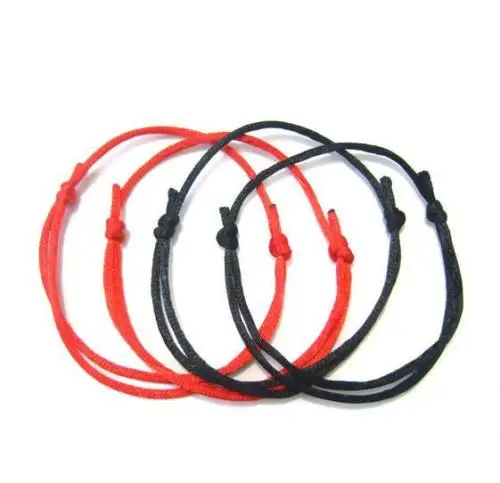

10Pcs Red/Black String Kabbalah Lucky Bracelet Against Eye Success