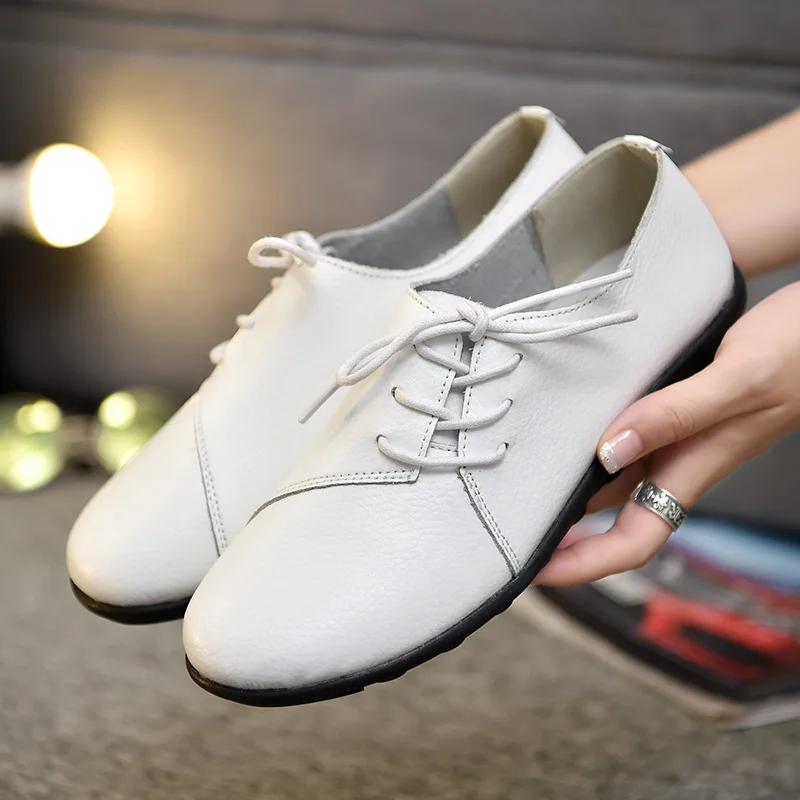 

Spring and summer white walking shoes soft bottom comfortable walking shoes flat walking shoes B5R1-B5R3