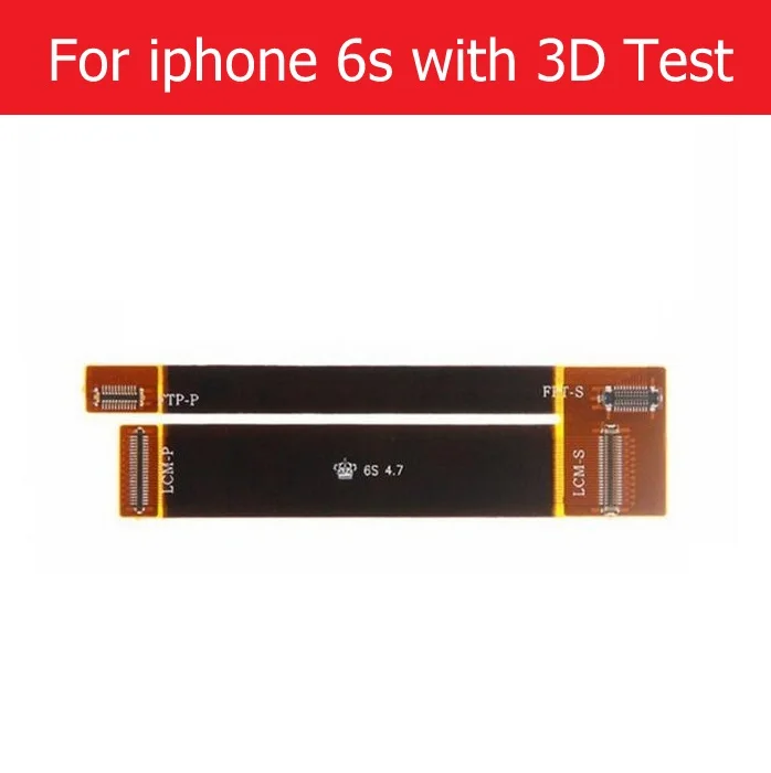 3D сенсорный экран и ЖК-дисплей тест Расширенный гибкий кабель для iphone 4 4s 5 5s 5c SE 6 6S 7 Plus X дигитайзер тест er гибкий ленточный кабель
