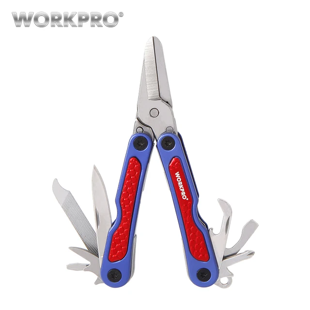 Cheap WORKPRO 10-in-1 MINI Scissors Multi Tool with Screwdrivers Knife Opener Multifunctional Folding Tools Cheap WORKPRO 10-in-1 MINI Scissors Multi Tool with Screwdrivers Knife Opener Multifunctional Folding Tools