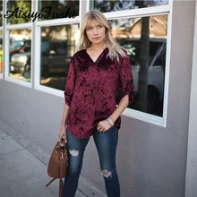 По сравнению с Размеры d футболка Винтаж Туника женские большие размеры футболка Для женщин короткий рукав дробленый Золотая Бархатная футболка Повседневное Для женщин s футболки