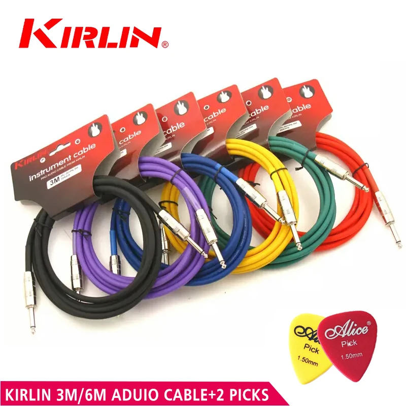 [Anti interference] Kirlin 3M/6M Electric Guitar Audio Cable Guitar