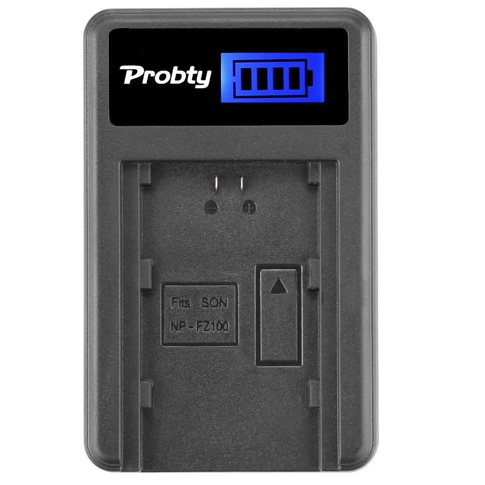 

PROBTY NP-FZ100 NP FZ100 LCD USB Battery Charger for Sony NP-FZ100, BC-QZ1 Alpha 9, A9, Alpha 9R, Sony A9R Sony Alpha 9S