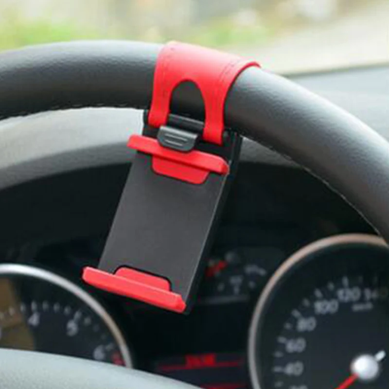

Practical Car Steering Wheel Bike Clip Mount Holder For iphone Phone Samsung GPS Stand Holder for Universal Mobile Phone
