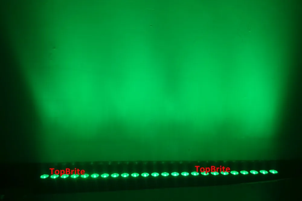 Продаж 8xlot коммерческих светодио дный стены мыть свет 24x3 Вт RGB светодио дный Алюминий Корпус 3in1 линейный Цвет изменение Pixel Управление