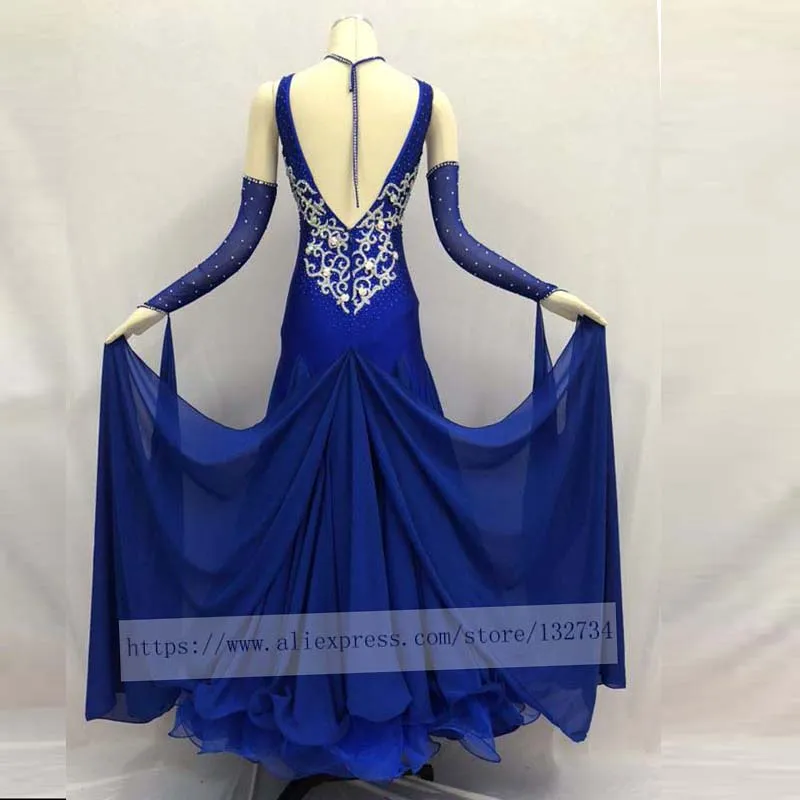 Бальное платье вальс Танго бальное платье, гладкое бальное платье, стандартное бальное платье для девочек B-0641
