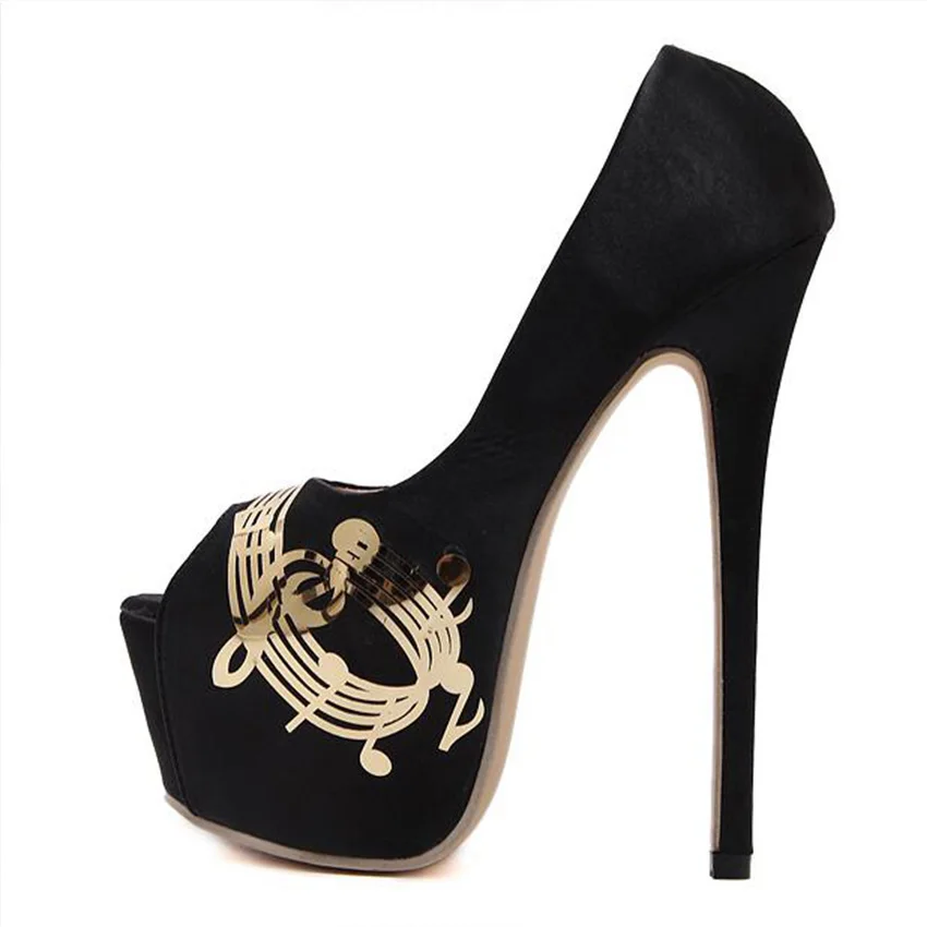 

HOT  Peep Toe  Women Pumps 2016 New 16CM  High Heels Women's Singles Shoes Size 35-40