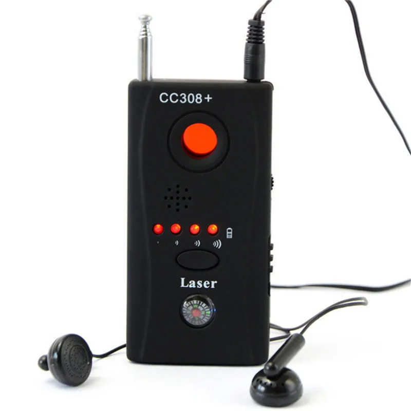 

Anti-Spy Wireless RF Signal Detector Multi Function Camera Bug GSM Alarm System WiFi GPS Laser Full Range Adjustable Sensitivity