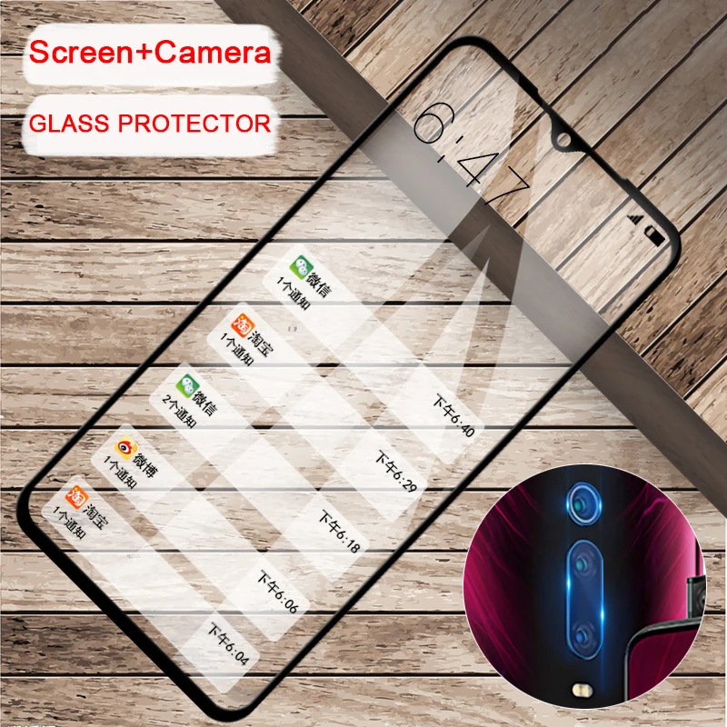 

2pcs screen protective tempered glass + Camera Lens protector for Xiaomi Mi 9T Pro Mi9t Mi9tpro 9 8 SE Mi8 lite Mix 2S 2 Max 3